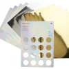Rico Design Spiegelkarton-Block Gold/Silber