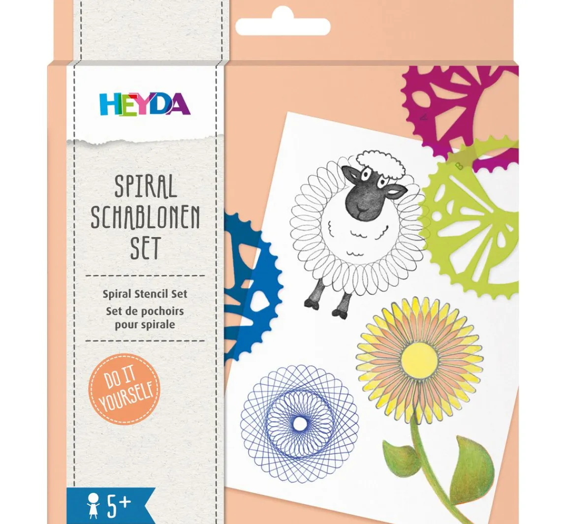 Discount Heyda Spiralschablonen-Set