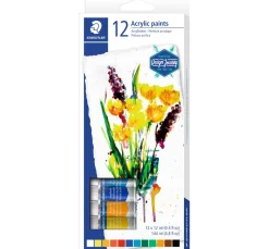 Best STAEDTLER Acrylfarben-Set, 12 Tuben