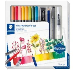 Best STAEDTLER Aquarell-Set "Blumen"