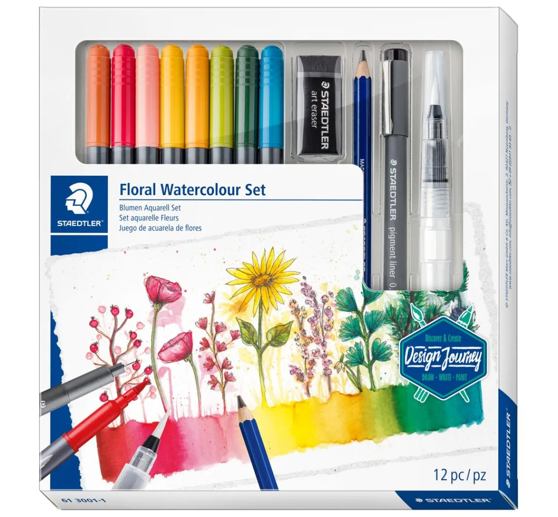 Best STAEDTLER Aquarell-Set "Blumen"