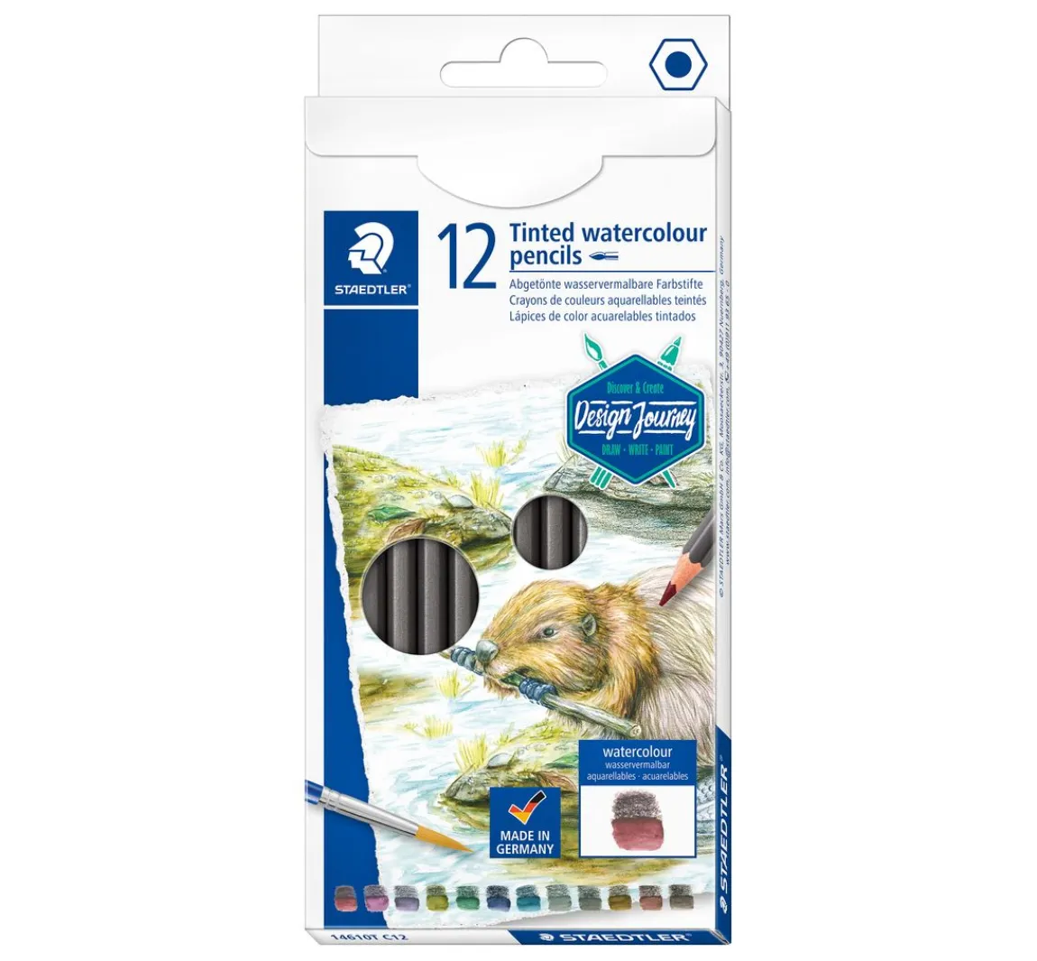 Outlet STAEDTLER Aquarellstifte tinted, 12er-Set