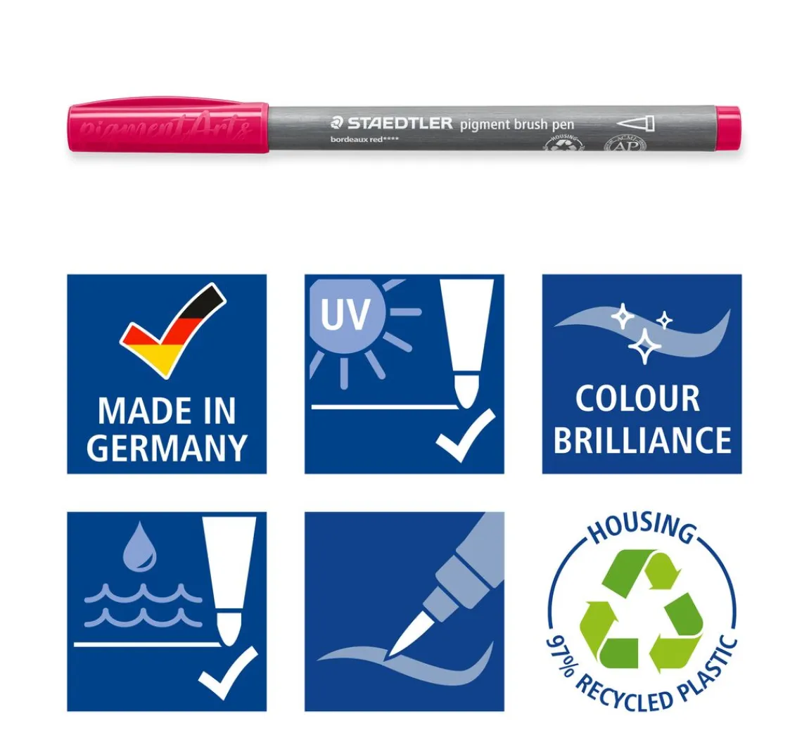 Hot STAEDTLER Brush Pens, 4er-Set