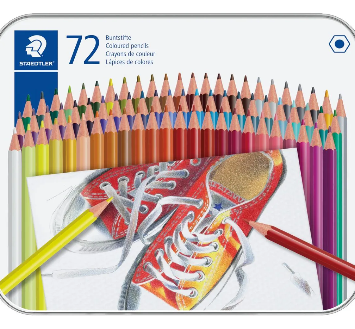 Online STAEDTLER Buntstift in Metallbox, 72 St.