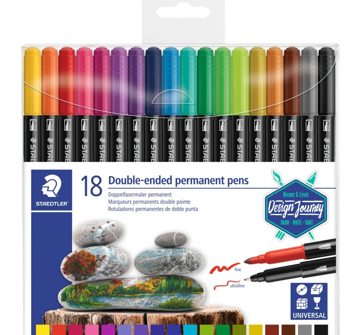Sale STAEDTLER Doppelfasermaler permanent