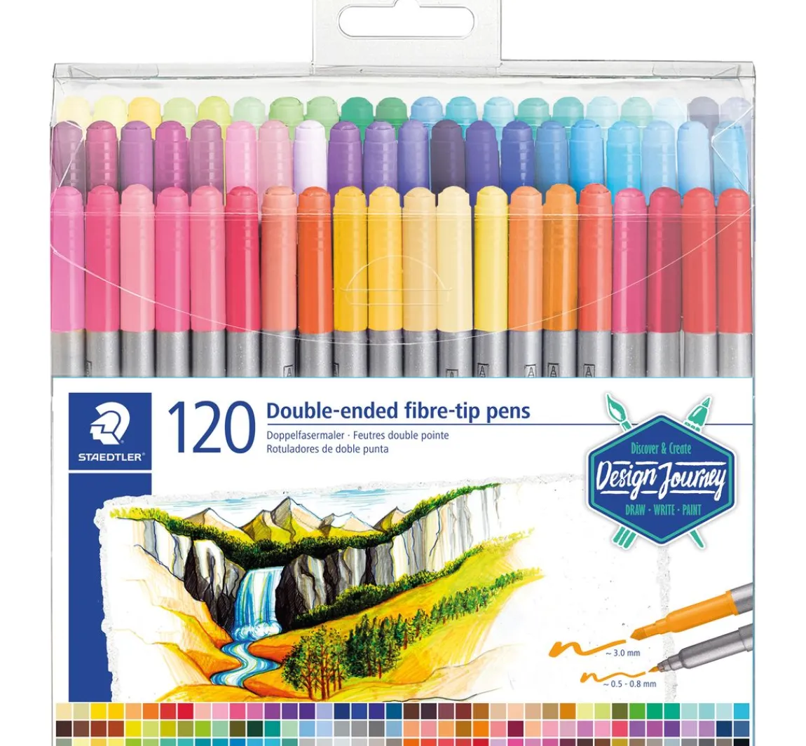 Clearance STAEDTLER Doppelfasermaler, 120 St.