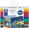 Best STAEDTLER Doppelfasermaler Textil, 12 St.