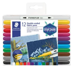 Best STAEDTLER Doppelfasermaler Textil, 12 St.
