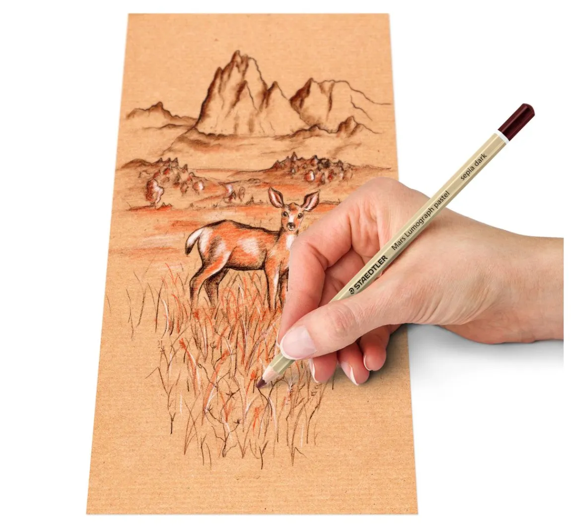 New STAEDTLER Lumograph "Pastellstifte"