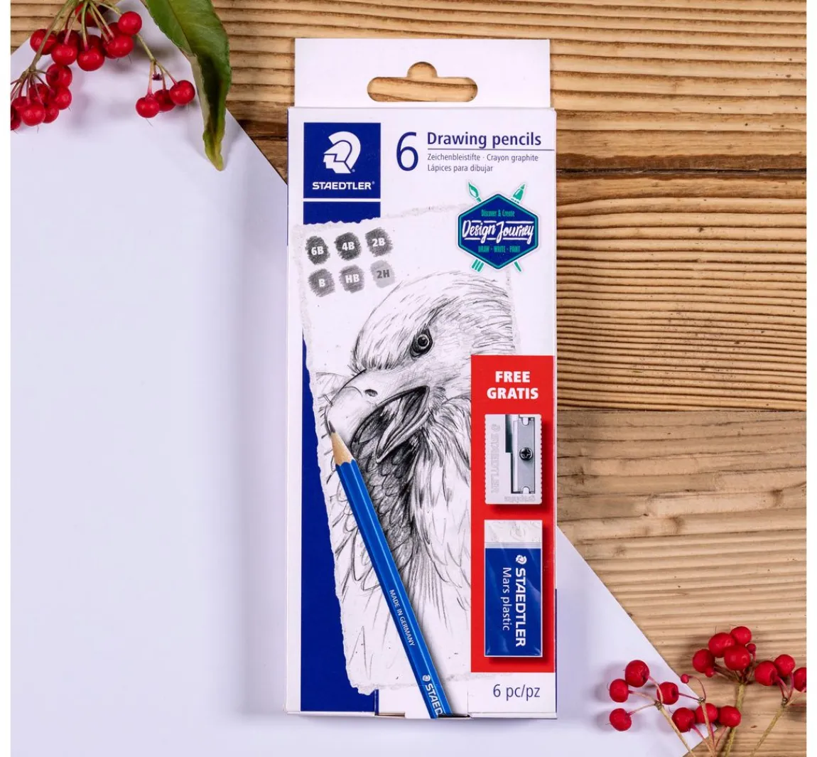 New STAEDTLER Lumograph "Zeichenbleistifte"