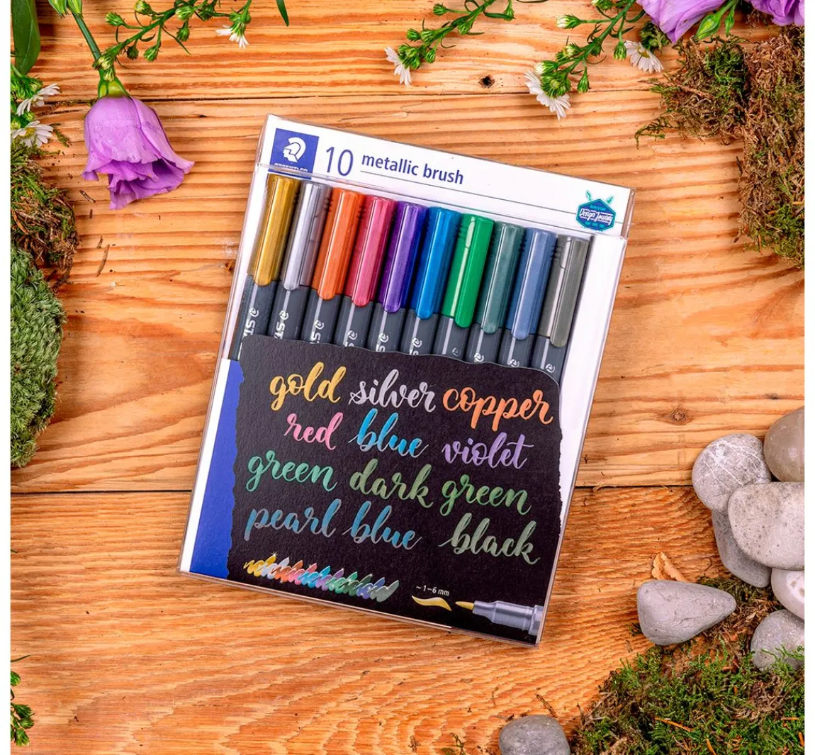 Online STAEDTLER Metallic brush Marker, 10er-Set