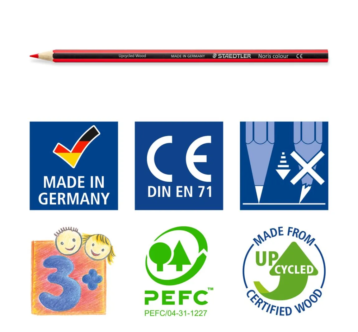 Best STAEDTLER Noris colour "Buntstifte", 10er-Set + 2 Gratis
