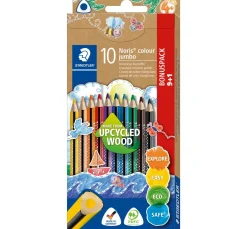 Discount STAEDTLER Noris colour "Jumbo Buntstifte", 9er-Set + 1 Gratis