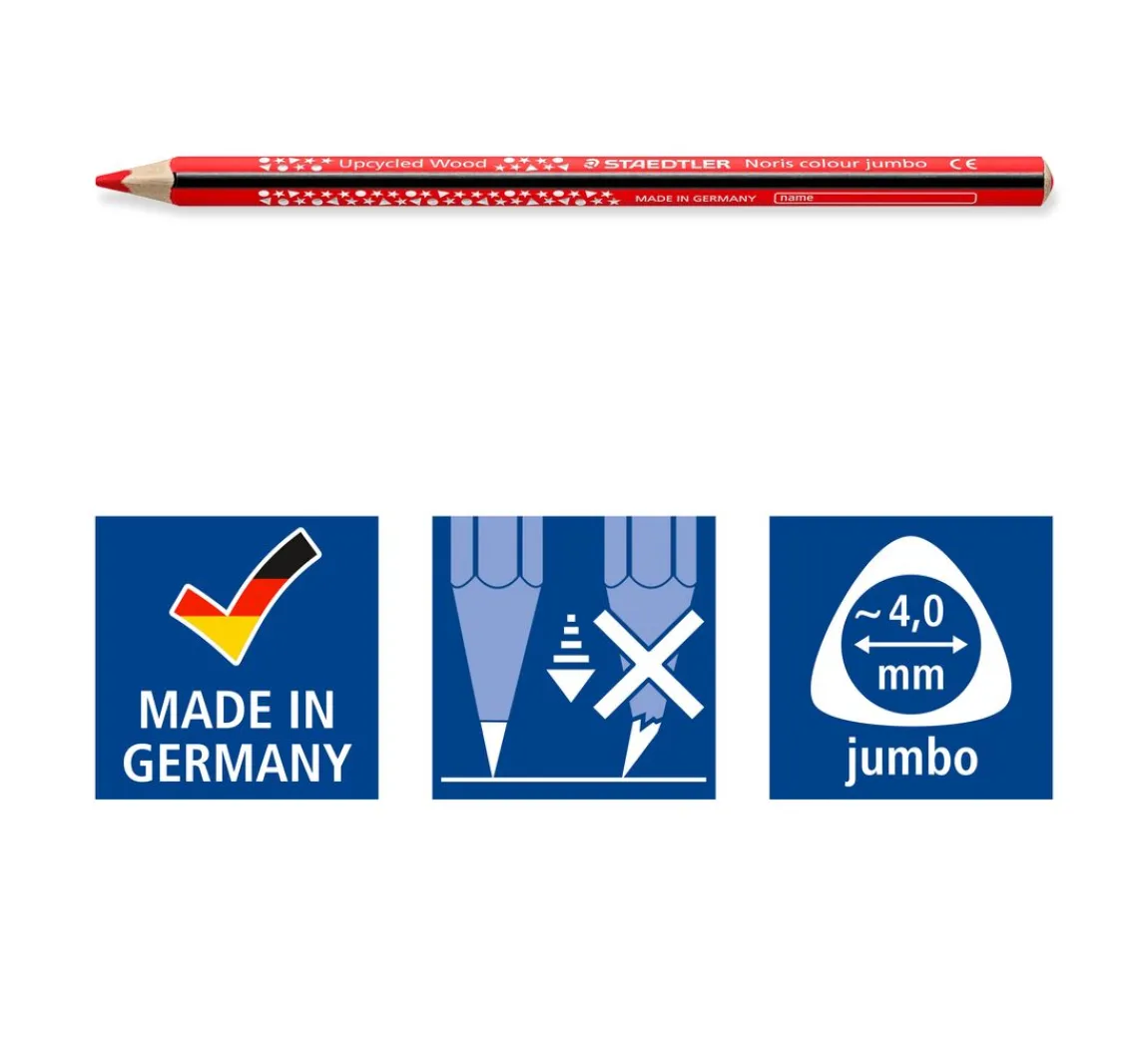 Discount STAEDTLER Noris colour "Jumbo Buntstifte", 9er-Set + 1 Gratis