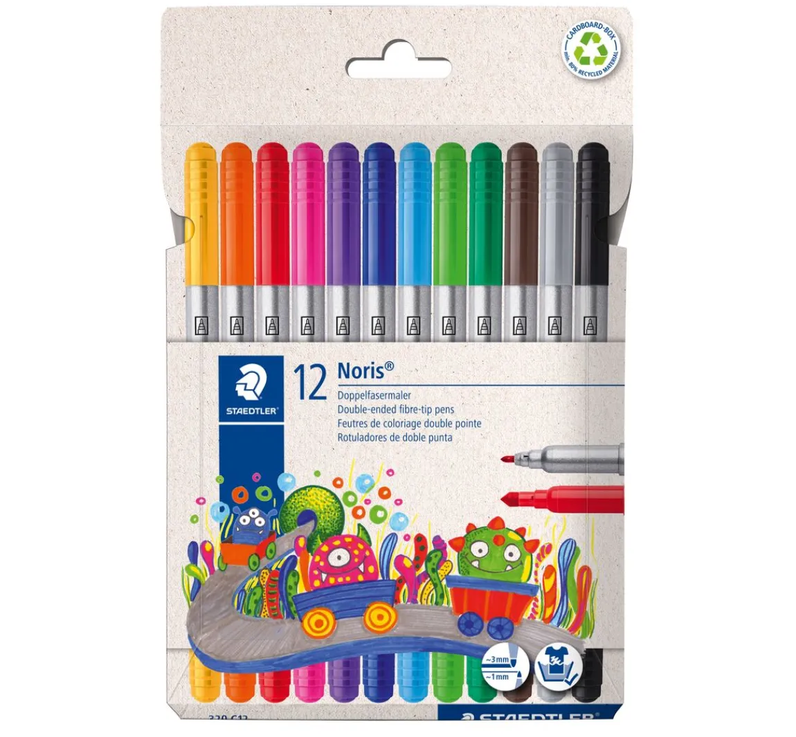Online STAEDTLER Noris Doppelfasermaler, 12er-Set