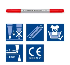 Online STAEDTLER Noris Doppelfasermaler, 12er-Set