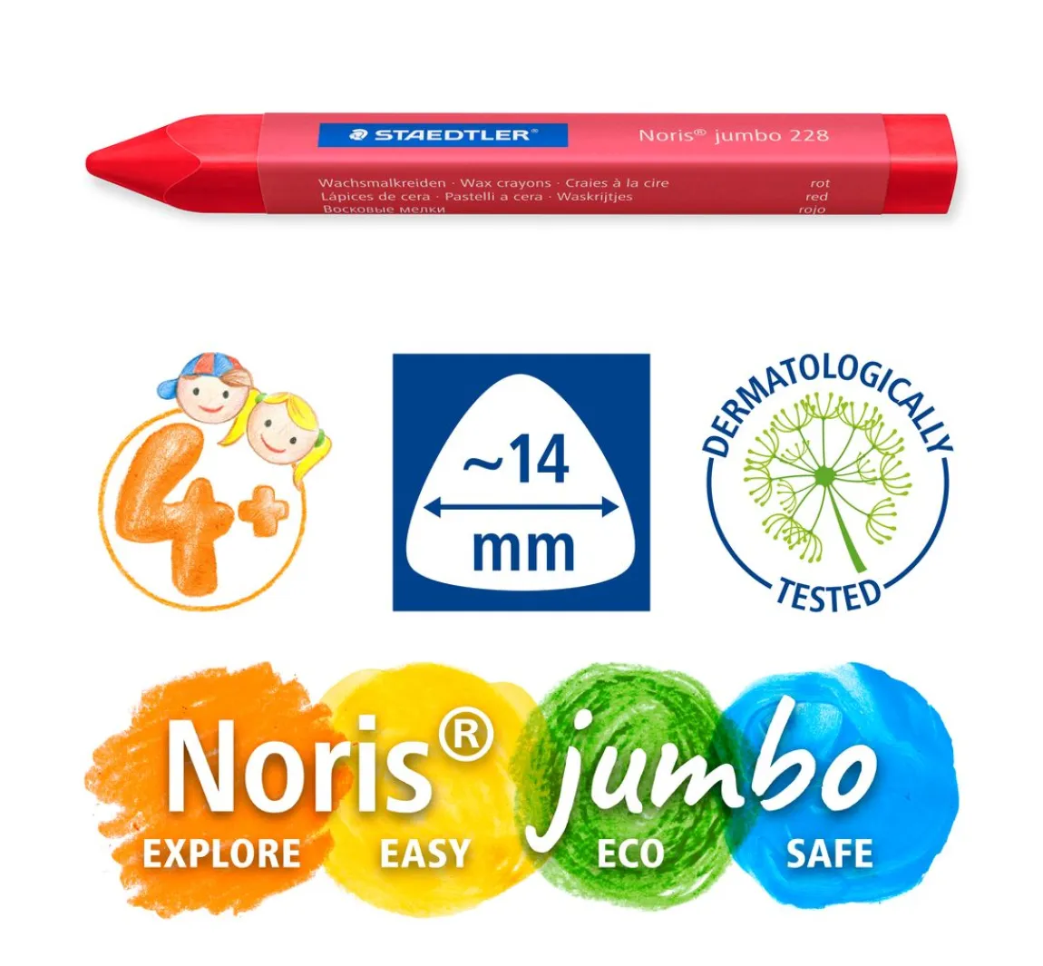 Sale STAEDTLER Noris Jumbo Wachsmalkreide