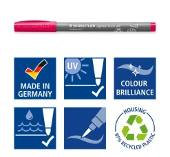Online STAEDTLER Pigment brush pen, 12er-Set