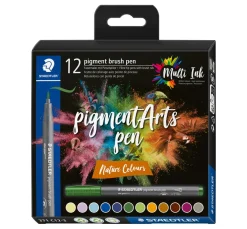 Online STAEDTLER Pigment brush pen, 12er-Set