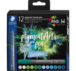 Online STAEDTLER Pigment brush pen, 12er-Set