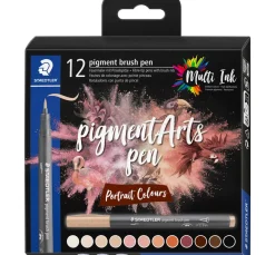 Online STAEDTLER Pigment brush pen, 12er-Set