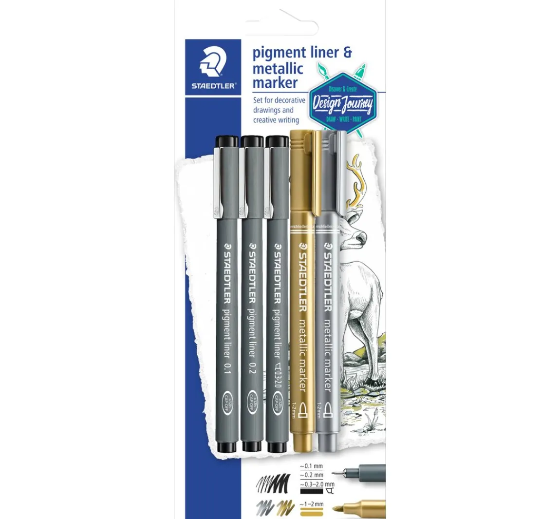 New STAEDTLER Pigment Liner & Metallic Marker