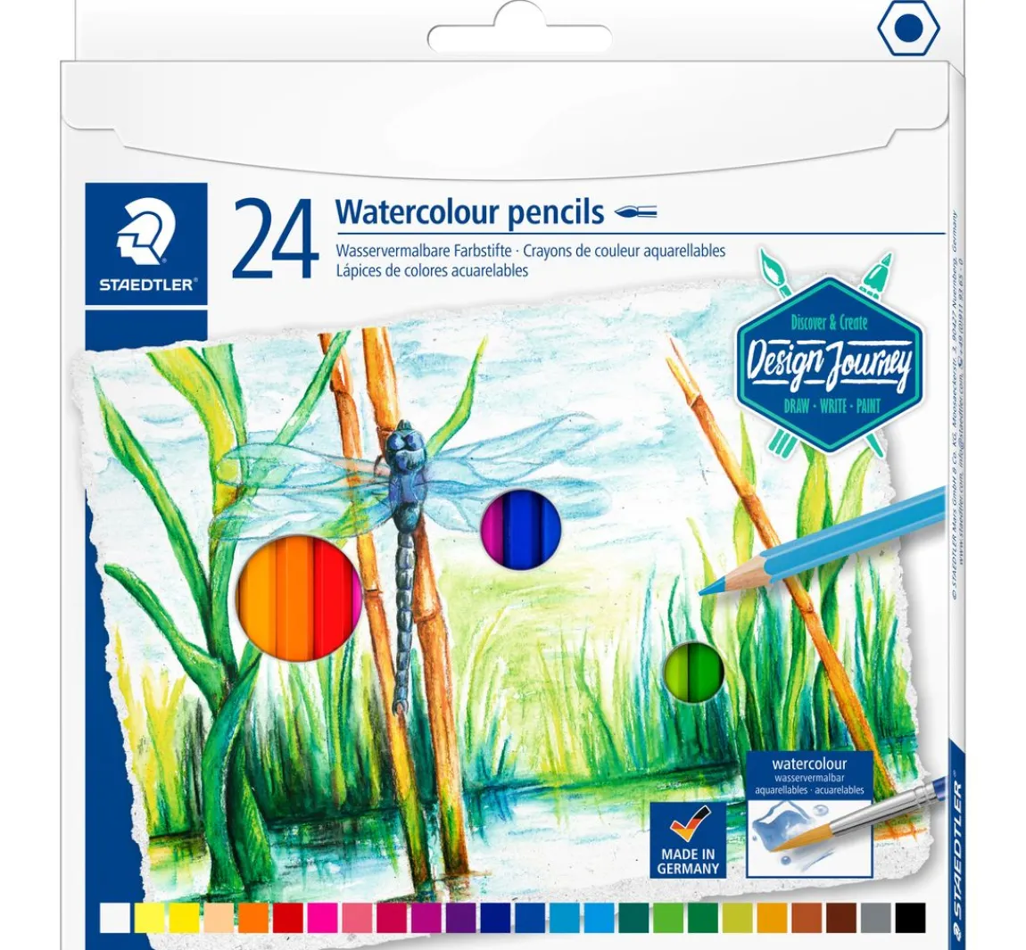 Discount STAEDTLER Watercolour "Buntstifte", 24-tlg.