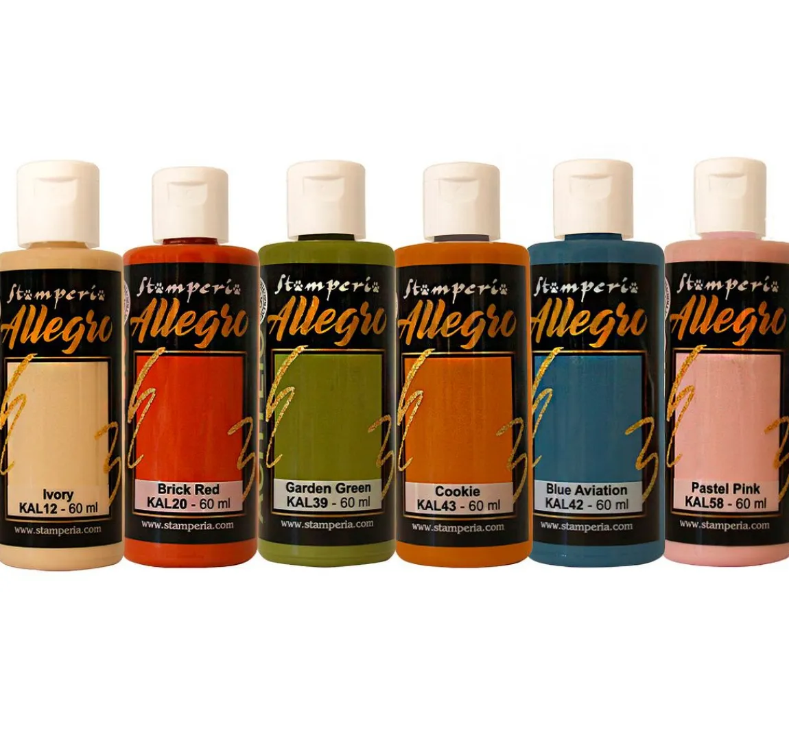 Best Stamperia Allegro Acrylic "Create Happiness"
