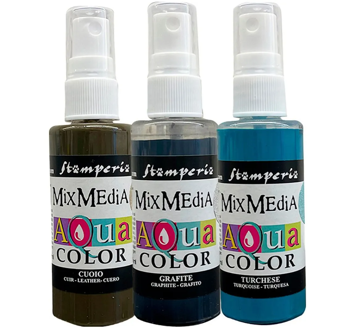 Best Stamperia Aquacolor "Alterego", 3er-Set