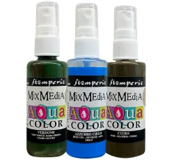 Clearance Stamperia Aquacolor "Hiddene Grove", 3er-Set