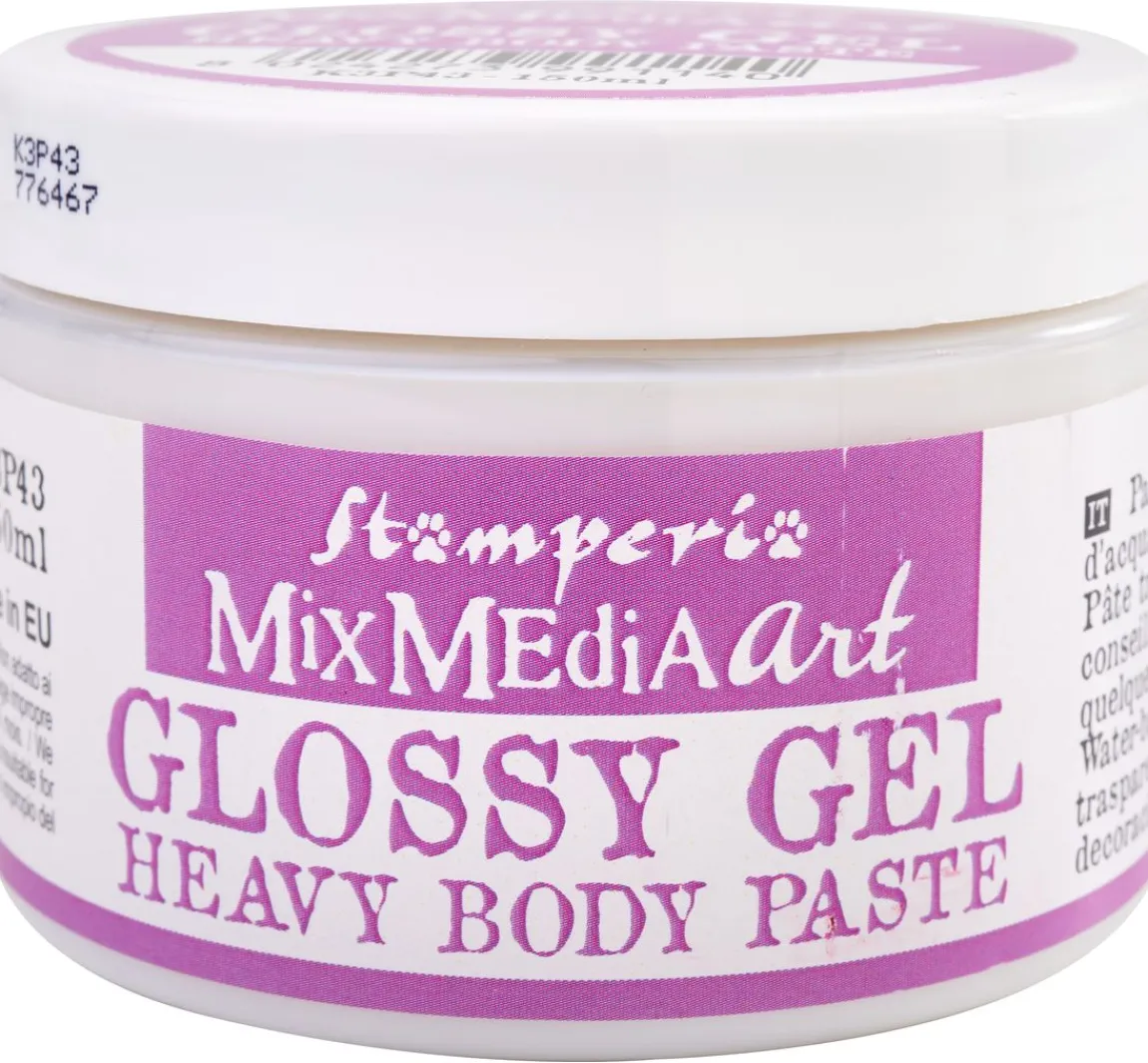 Sale Stamperia "Glossy Gel", Transparent