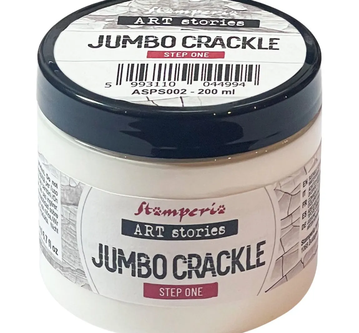Online Stamperia Jumbo Crackle transparent