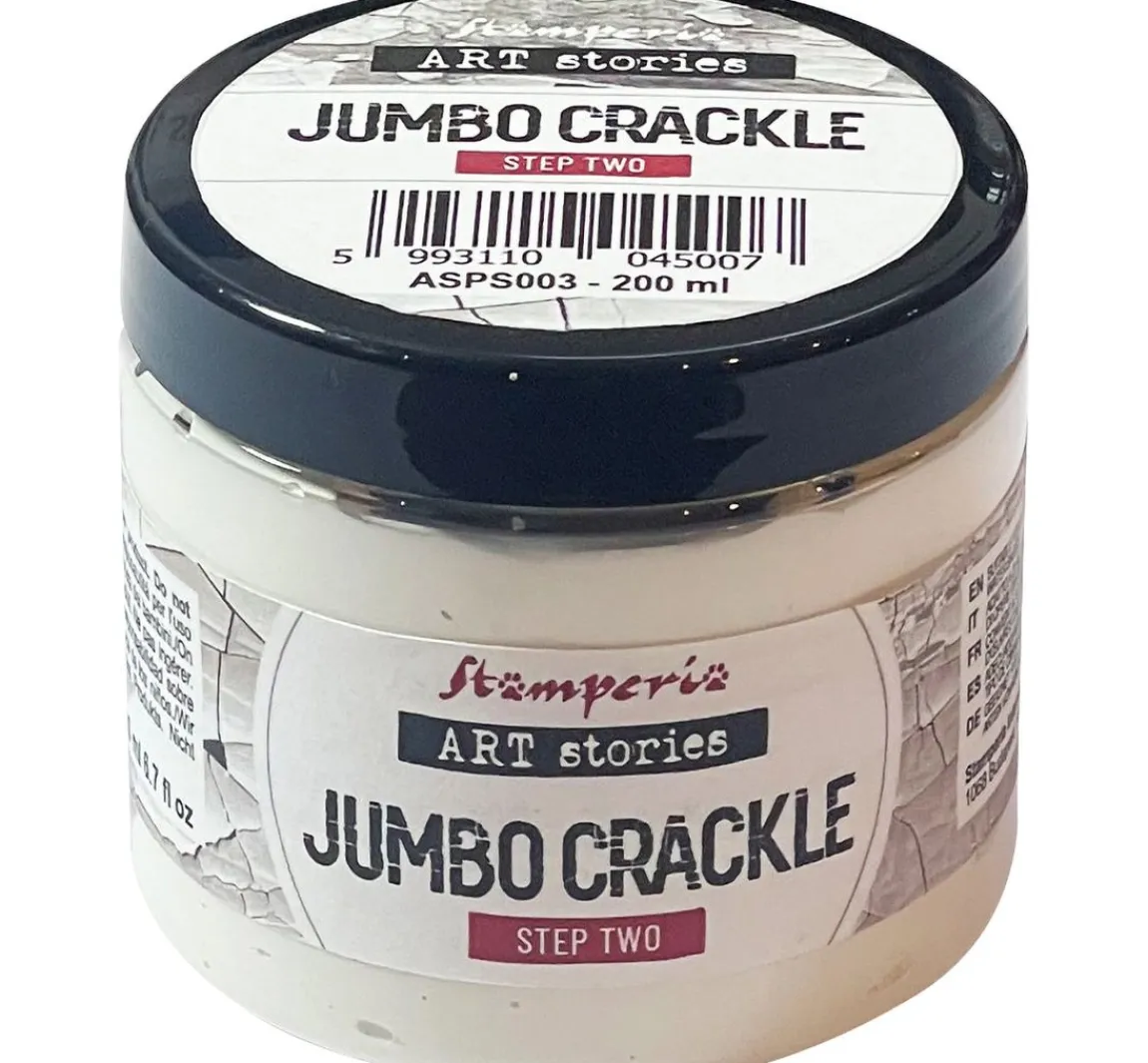 Online Stamperia Jumbo Crackle transparent