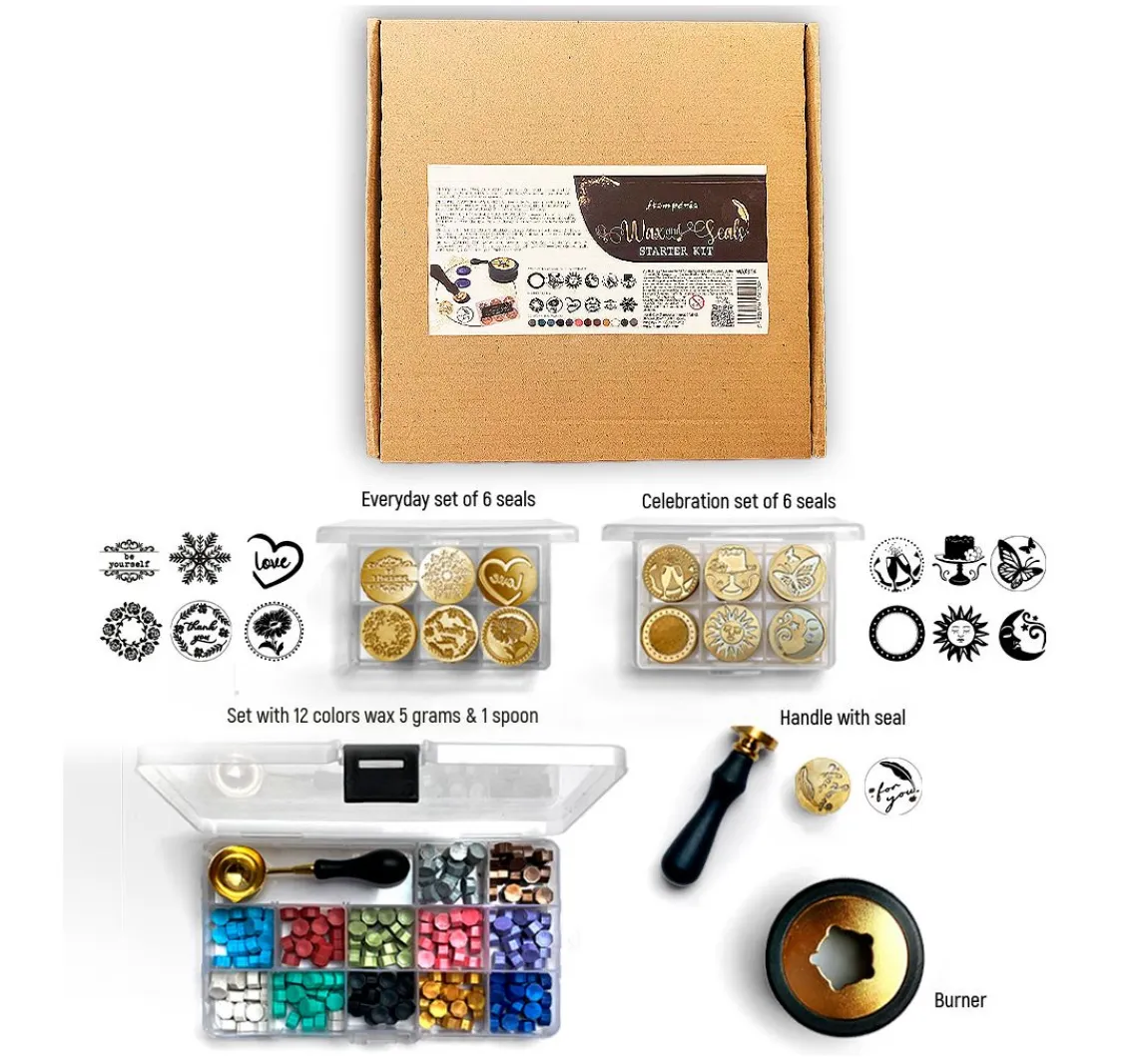 Outlet Stamperia Wax and Seals Starter-Set