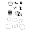 Best FINDit Stanzformen- und Stempel-Set "Merry Christmas"