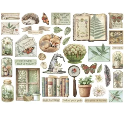 Best Stamperia Stanzmotive "Herbarium Silvae"