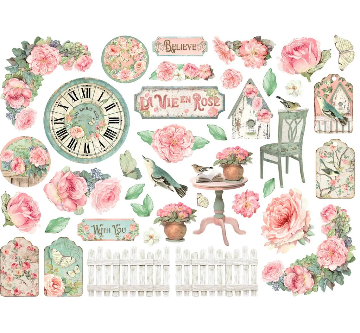 Discount Stamperia Stanzmotive "House of Roses"