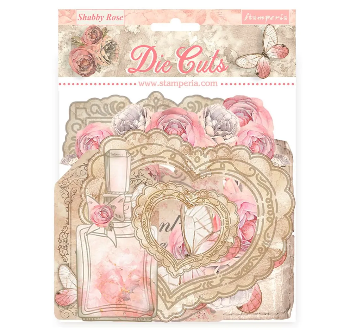 Clearance Stamperia Stanzmotive "Shabby Rose"