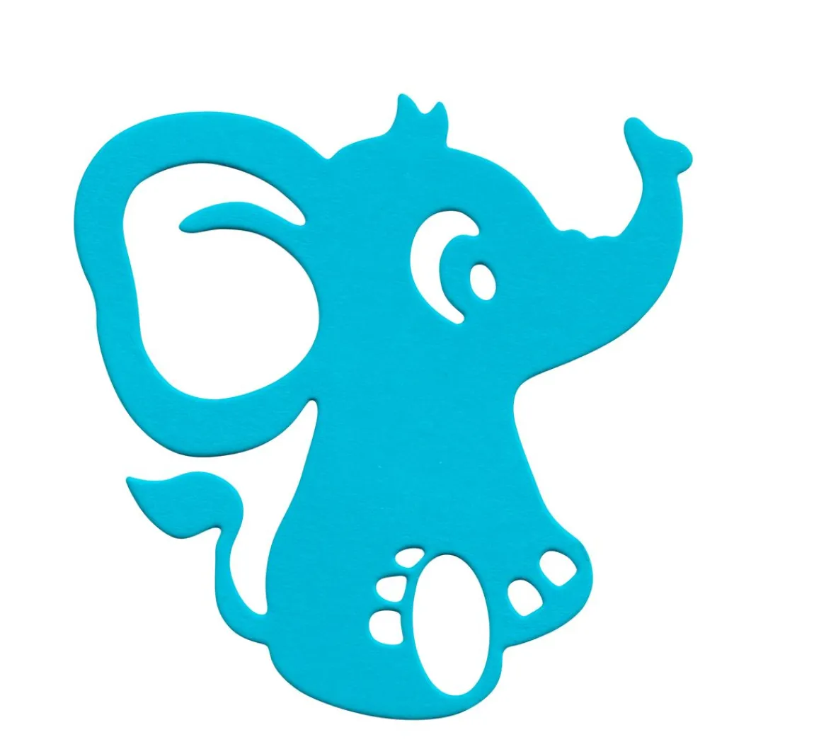 Clearance FINDit Stanzschablone "Baby-Elefant"