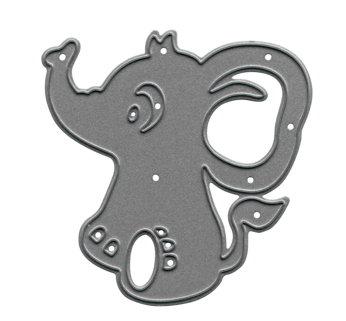 Clearance FINDit Stanzschablone "Baby-Elefant"