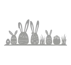 Best Rayher Stanzschablone "Hasenfamilie"