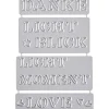 New FarbTon Papier Stanzschablone "Schriftdekore" für Marinas Licht