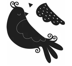 Best Artemio Stanzschablone "Snow Bird"