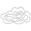 Sale FINDit Stanzschablone "Wolken"