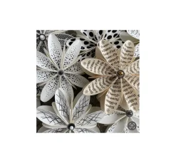 Best FarbTon Papier Stanzschablone-Faltblumen