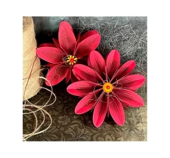 Hot FarbTon Papier Stanzschablone-Faltblumen