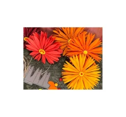 Outlet FarbTon Papier Stanzschablonen-Faltblume "Daisy"