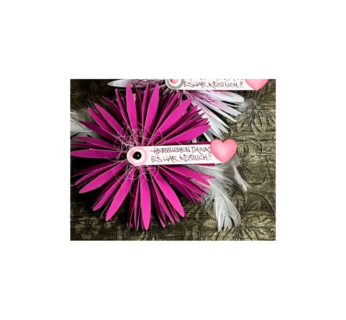 Outlet FarbTon Papier Stanzschablonen-Faltblume "Daisy"
