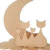 Hot Gomille Steckmotiv "Katzen im Mond"