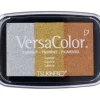 Online Tsukineko Stempelkissen Versacolor, 3 Farben sortiert, Gold